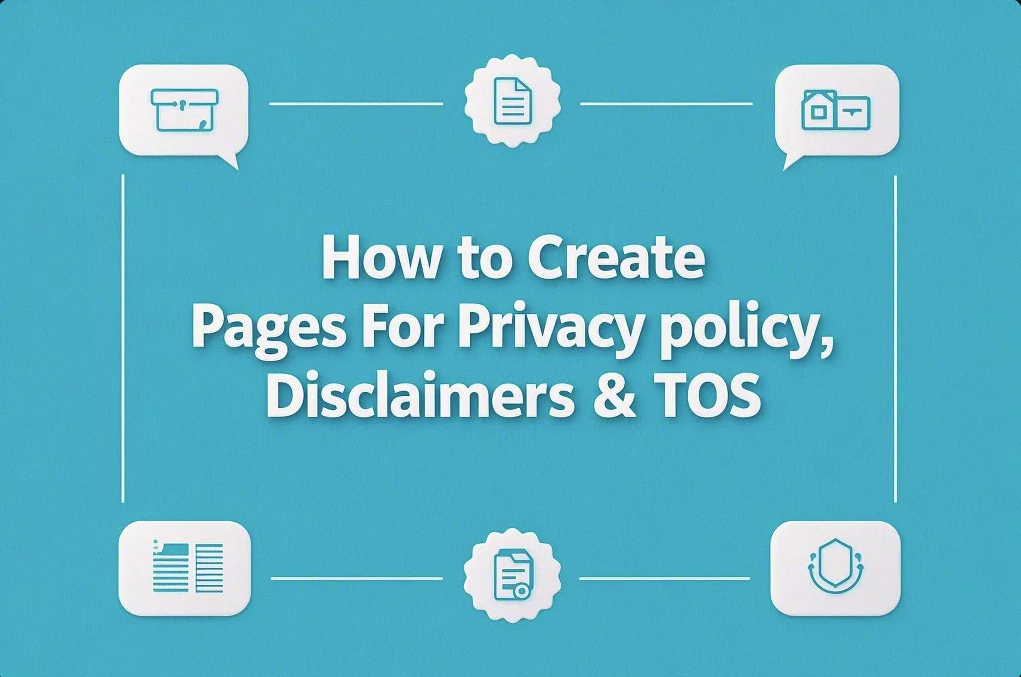 Create Privacy policy page