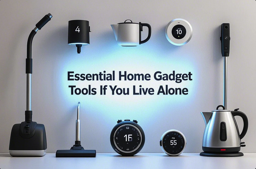 Home gadgets for solo living